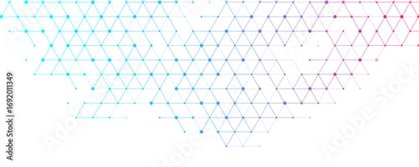 Fototapeta Modern health care or medical background design. Health care innovation concept. Horizontal header web banner. Abstract geometric background with hexagon shapes for medicine, science, chemistry.