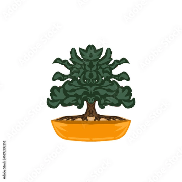 Obraz bonsai tree in a pot