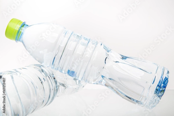 Obraz water bottle on white background