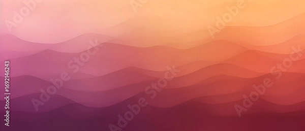Fototapeta Watercolor background plum to amber gradient color