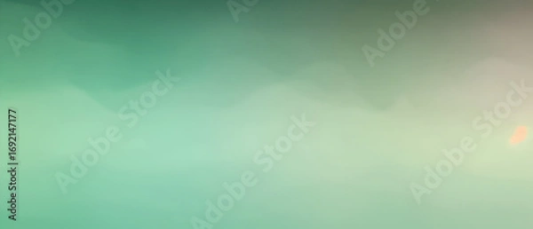 Fototapeta Watercolor background khaki to jade gradient color