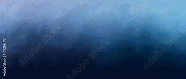 Fototapeta Watercolor background indigo to black gradient color
