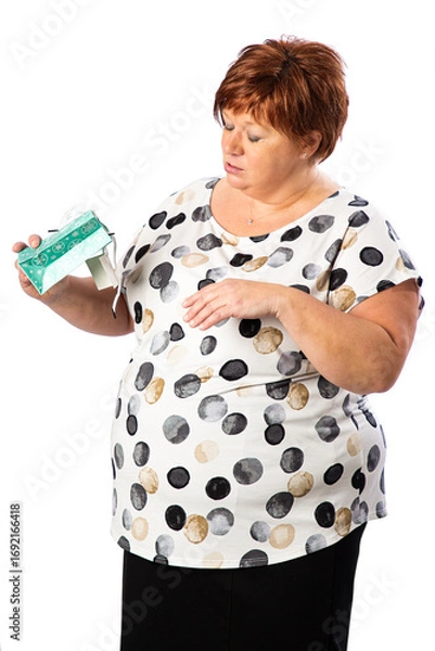 Obraz Searching in a gift box