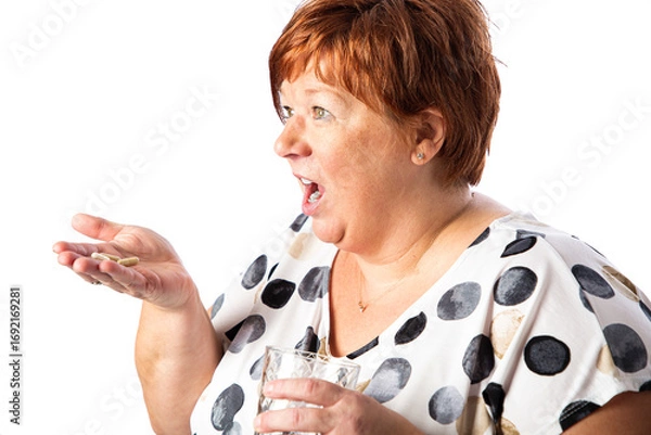 Obraz Popping a pill