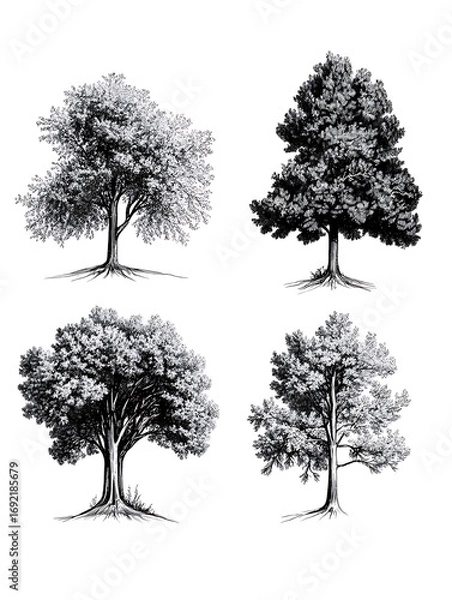 Fototapeta 木影の詩