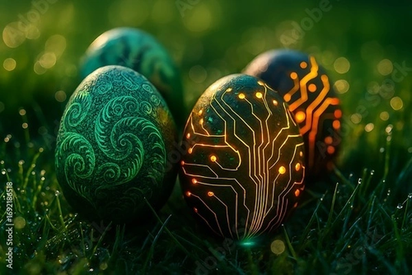 Obraz Cyber Easter Eggs