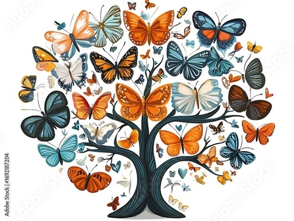 Fototapeta 蝶の樹海