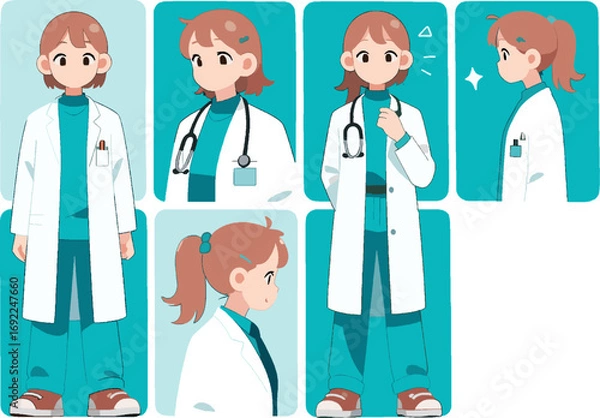 Fototapeta vector doctor