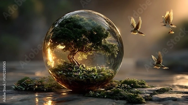 Fototapeta Beautiful small bird artwork high resolution image