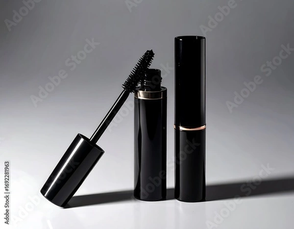 Obraz Black cosmetic containers