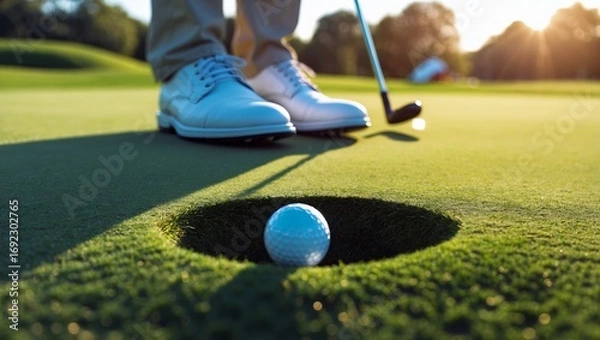 Fototapeta Golfer on the Green