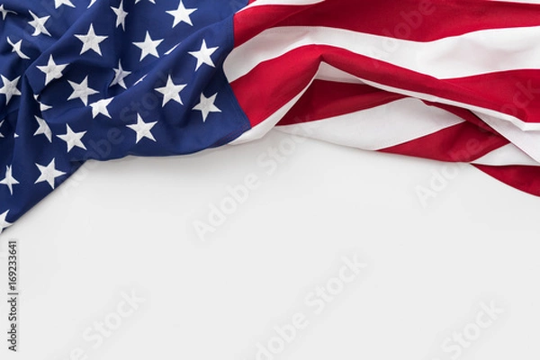 Obraz American Flag na Dzień Pamięci, 4 lipca, Święto Pracy
