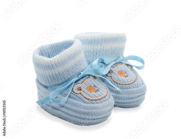 Obraz Bootees for the baby, isolated.