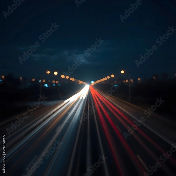 Obraz Glowing Street Lights