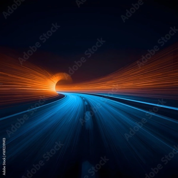 Obraz Luminous City Night