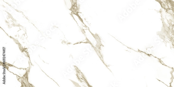 Fototapeta white carrara statuario marble texture background, calacatta glossy marble with grey streaks, satvario tiles, banco superwhite, ittalian blanco catedra stone texture for digital wall and floor tiles