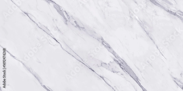 Fototapeta white carrara statuario marble texture background, calacatta glossy marble with grey streaks, satvario tiles, banco superwhite, ittalian blanco catedra stone texture for digital wall and floor tiles