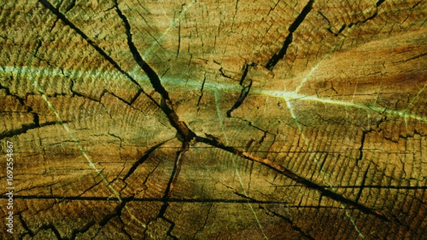 Fototapeta a blend leaf and wooden and various texture