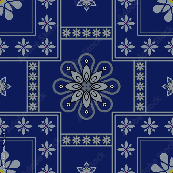 Fototapeta geometric seamless pattern vector design