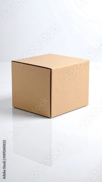 Obraz Plain cardboard box