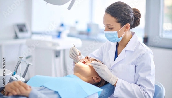 Obraz 歯を治療する医者