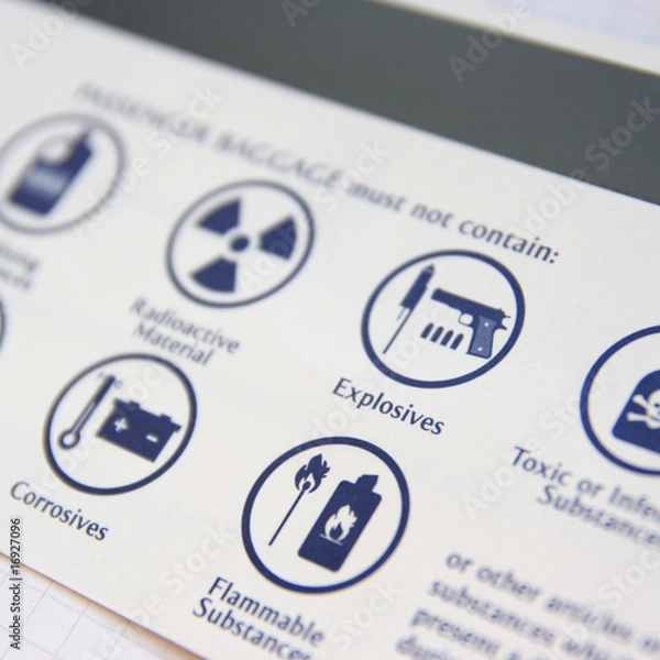 Fototapeta Dangerous goods.