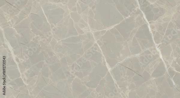 Obraz Elegant Light Grey Marble with Delicate White Veining and Natural Stone Texture