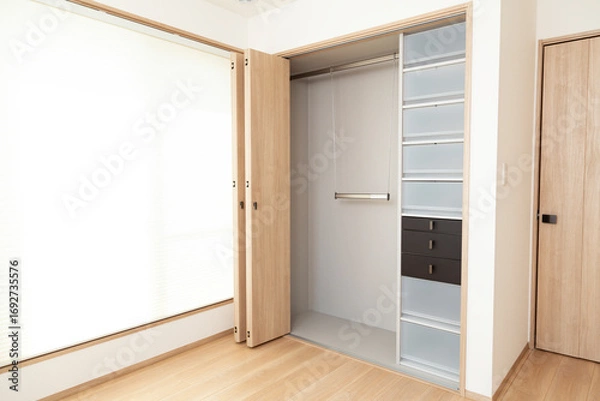 Fototapeta 備え付けのクローゼット