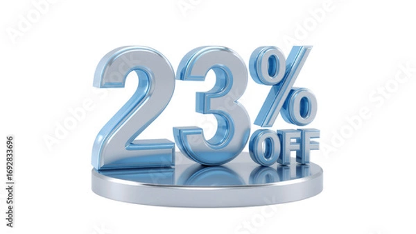 Obraz 23% Off Sale - 3D Rendered Discount Sign