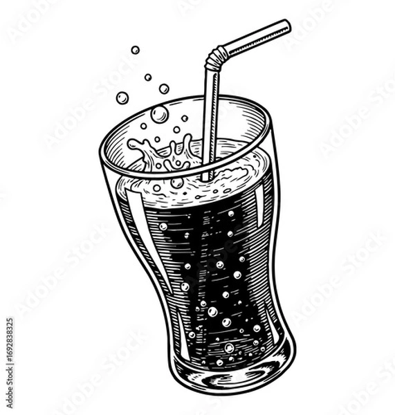 Obraz Abstract image with simple solid black background creates a minimalist and modern aesthetic