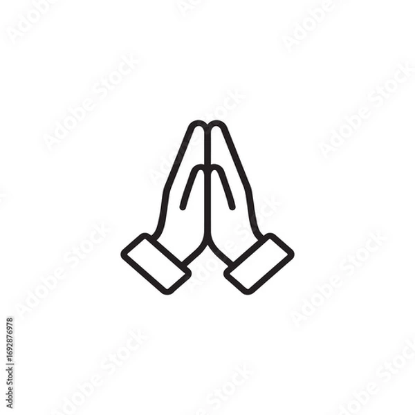 Fototapeta 3D black and white abstract business symbol made of spheres vector illustration