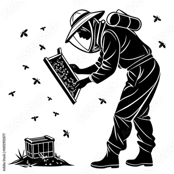 Obraz man reading a newspaper