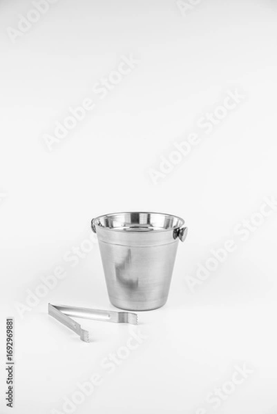 Obraz Champagne cooling bucket. Ice bucket.