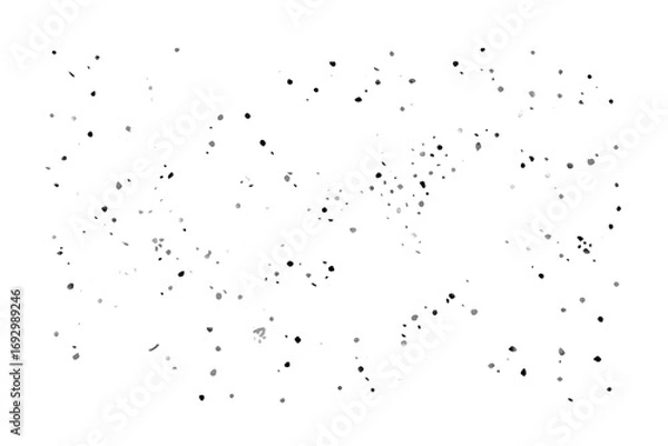 Fototapeta Seamless pattern of black dots isolated on transparent background abstract vector background design