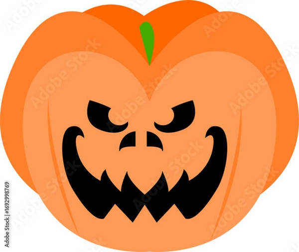 Obraz halloween jack o lantern pumpkin vector