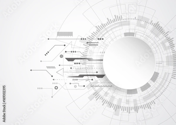 Fototapeta Abstract Technology Background