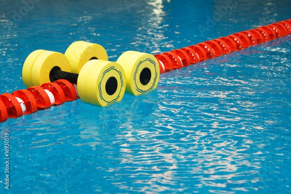 Obraz Dumbbells for water aerobics