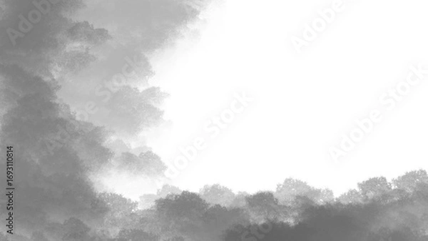Fototapeta Grey Cloud Edge Atmospheric PNG Illustration