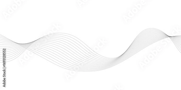 Fototapeta Abstract voice sound wave pattern element, Voice sound wave liens and audio technology background.	
