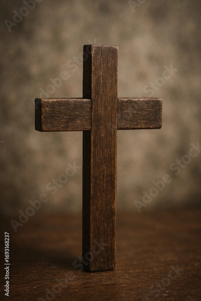 Fototapeta AI Generated Cross