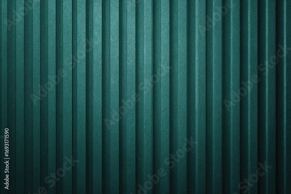 Fototapeta Teal corrugated texture