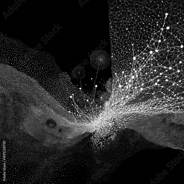 Obraz Abstract Dots Pattern Design