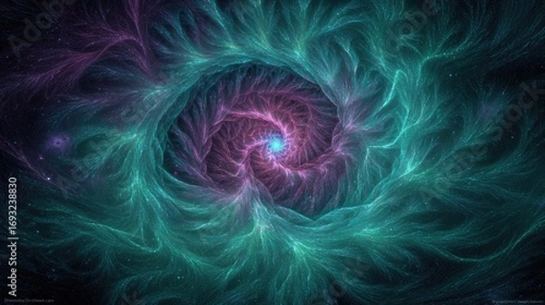 Obraz Abstract Colorful Cosmic Nebula