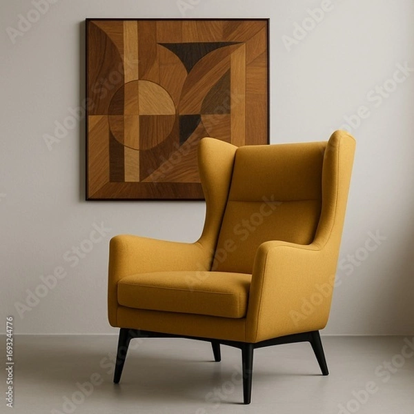 Obraz Elegant Wingback Chairs Collection