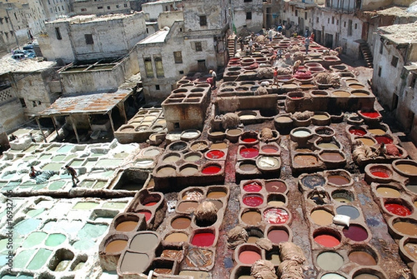 Obraz Fes tannerie
