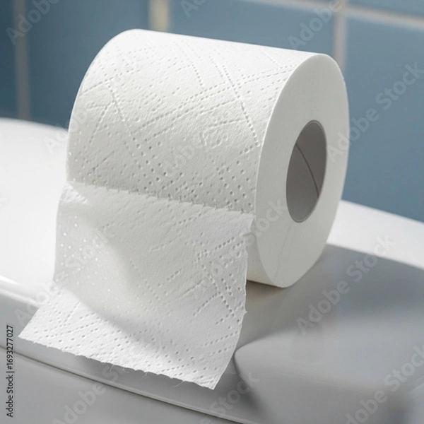 Fototapeta AI Generated Toilet Paper