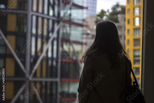 Obraz Overlooking the City Building 