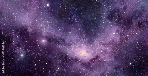 Obraz Deep space nebula with countless stars