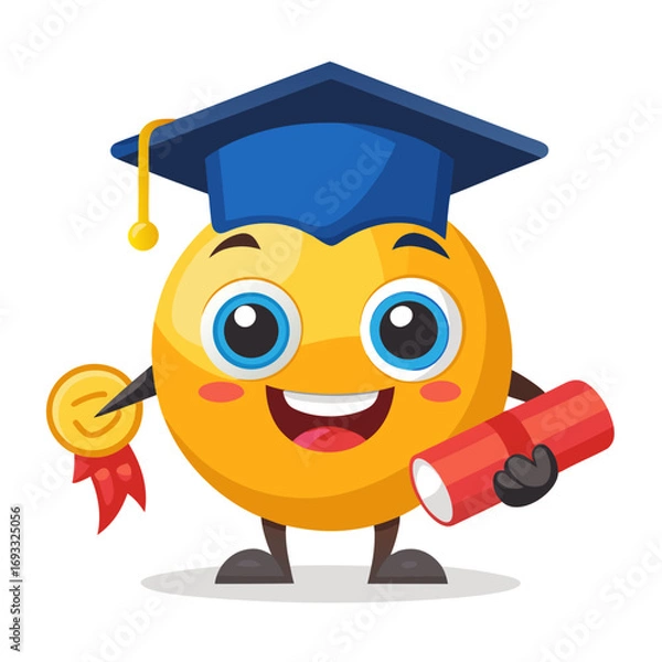 Obraz graduation emoji