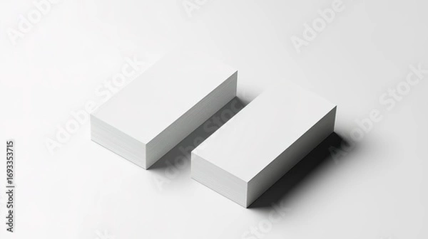 Fototapeta A professional business card with elegant corporate design, representing modern business identity.